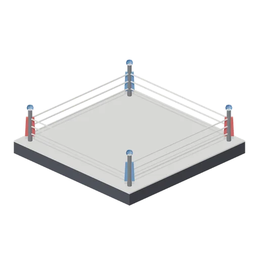 Boxing Ring (Martial Arts Dojo and Fight Stages)
