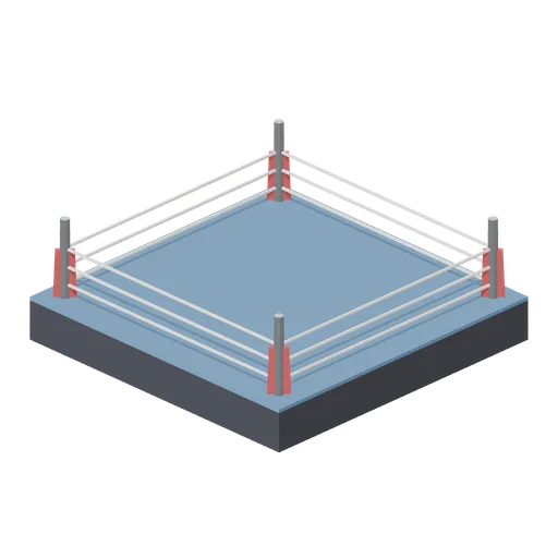 Wrestling Ring (Martial Arts Dojo and Fight Stages)