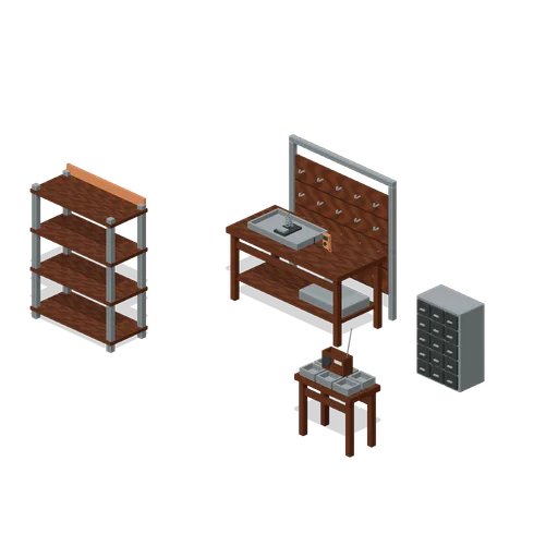 Electronics Repair Bay (Salvage and Repair Workshop)