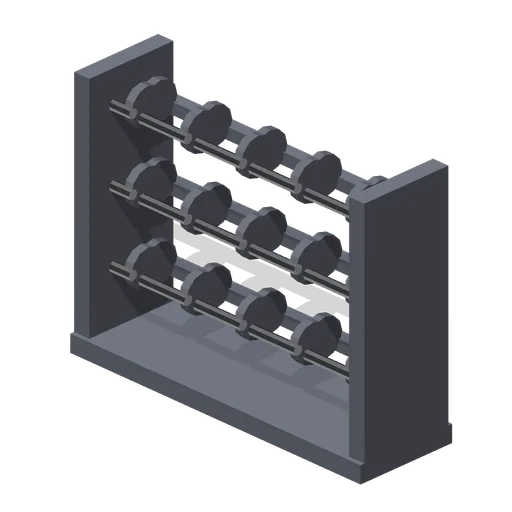 Weight Rack (Martial Arts Dojo and Fight Stages)