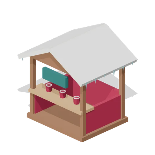 Cocoa Market Stall (Winter Hearth Village)