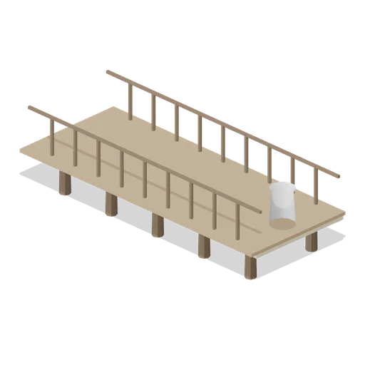 Beach Pier Set (Martial Arts Dojo and Fight Stages)