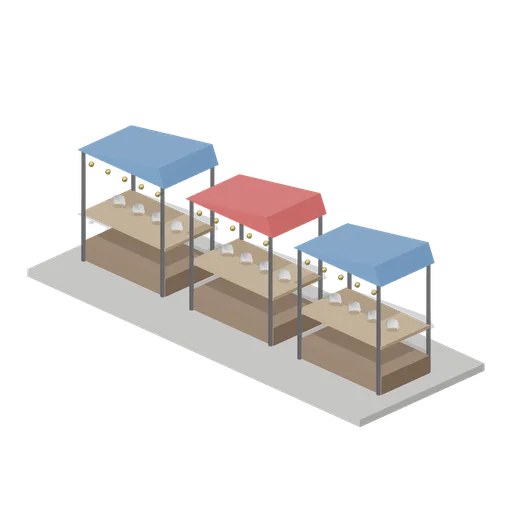 Night Market Set (Martial Arts Dojo and Fight Stages)