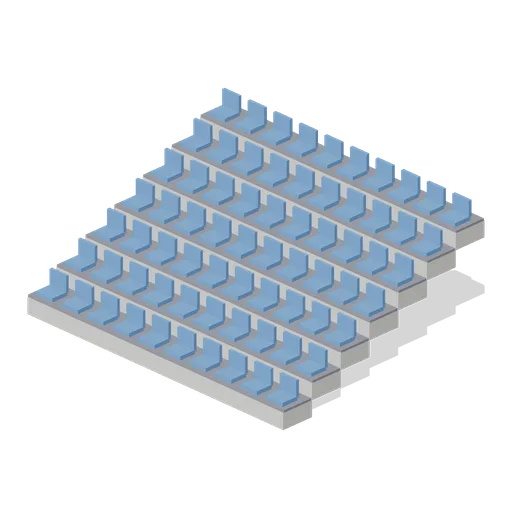 Arena Stand Block (Martial Arts Dojo and Fight Stages)