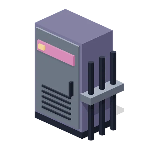Neon Dispatch: District power cabinet