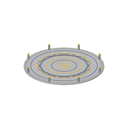 Sintered landing pad (Lunar Surface Colony and Rovers)