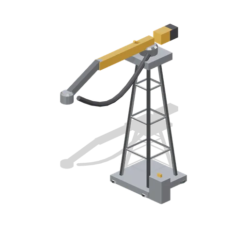 Cryogenic transfer arm tower (Lunar Surface Colony and Rovers)
