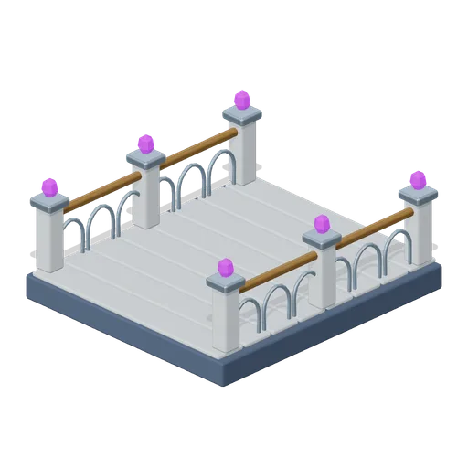 Moonstone bridge — filigree railings (Moonsteel Convergence: MOBA collection)