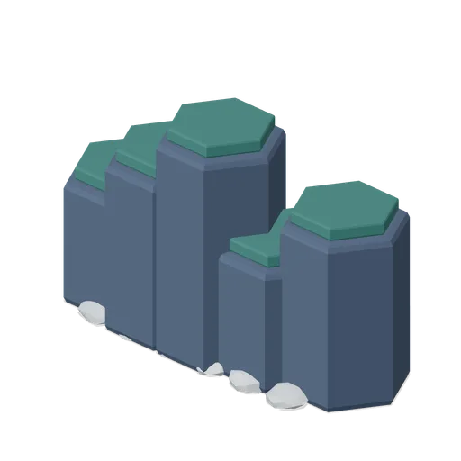 Basalt jungle ridge (Moonsteel Convergence: MOBA collection)