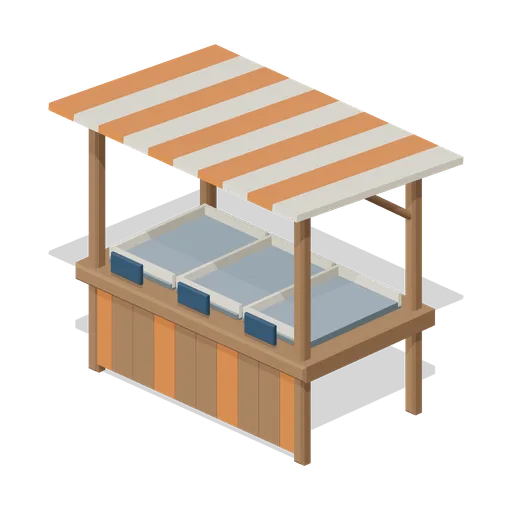 Fish Market Stall (Harbor & Tackle)