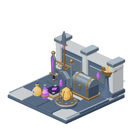 Relic armory and equipment (Moonsteel Convergence: MOBA collection)