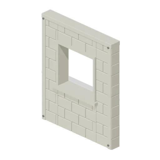 Stone Cottage Window Wall (Rural Scavenging Settlements)