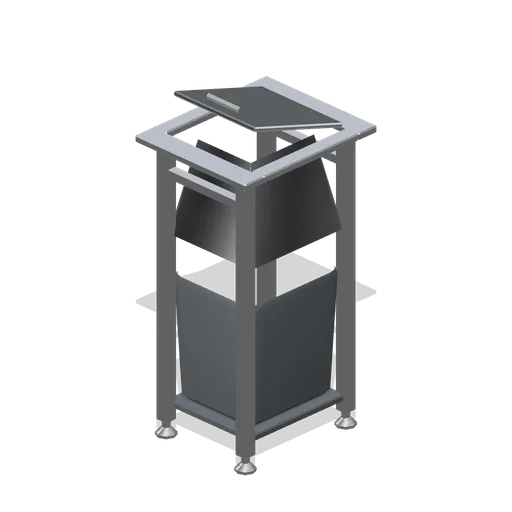 Under-bar waste chute (Bar, Pub and Brewery Taproom)