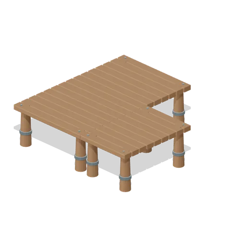 Corner Pier Section (Harbor & Tackle)
