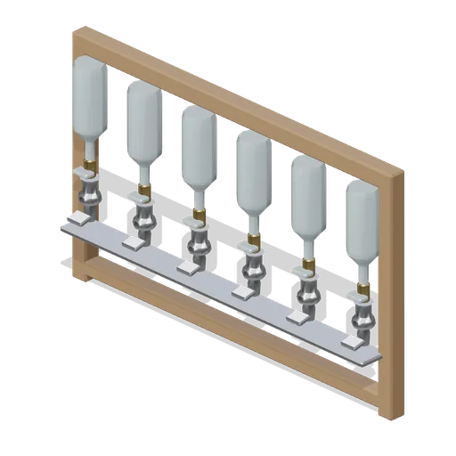 Optic rail with measures (Bar, Pub and Brewery Taproom)