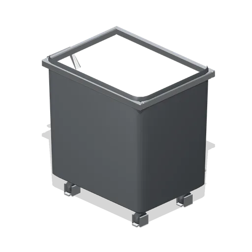 Bottle skip on castors (Bar, Pub and Brewery Taproom)