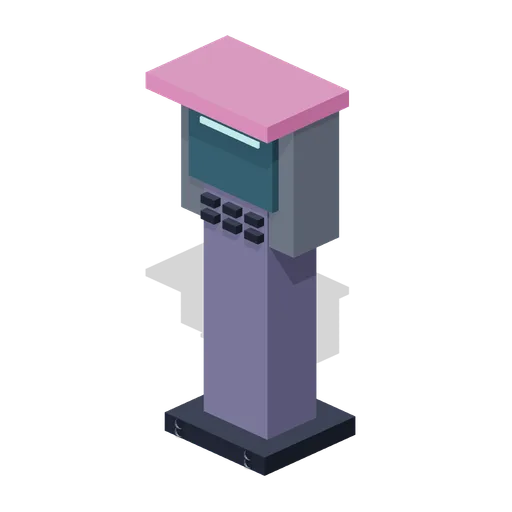 Neon Dispatch: Parcel pickup terminal