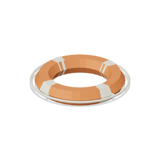 Rescue Ring with Rope (Harbor & Tackle)