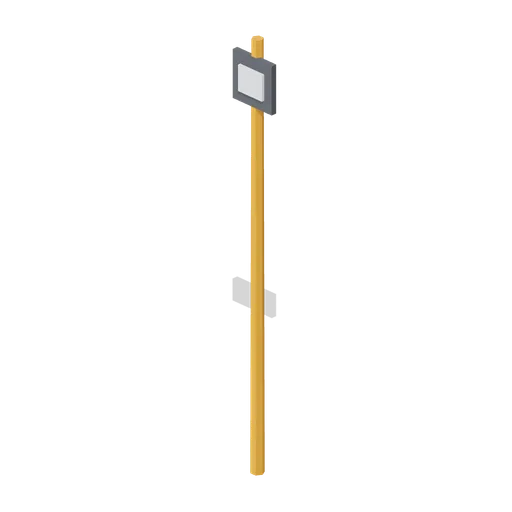 Piste Marker Pole (Ski Resort and Snow Park)