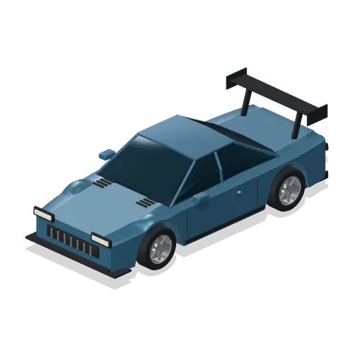 Track-prepared coupe (Vehicle Collection HD: Cars, Planes and Boats)