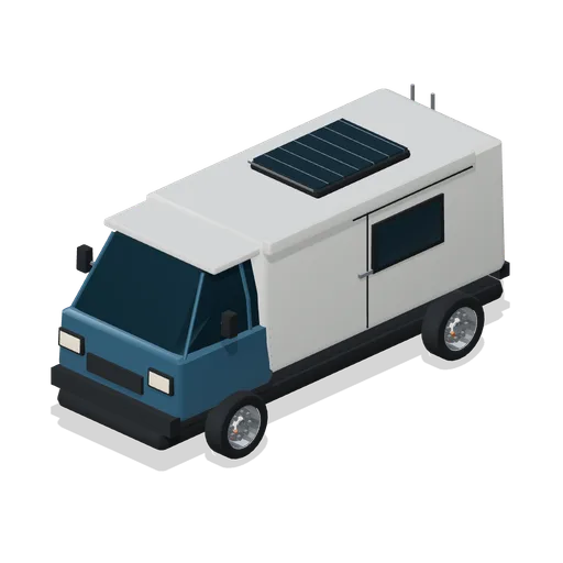Expedition camper van (Vehicle Collection HD: Cars, Planes and Boats)