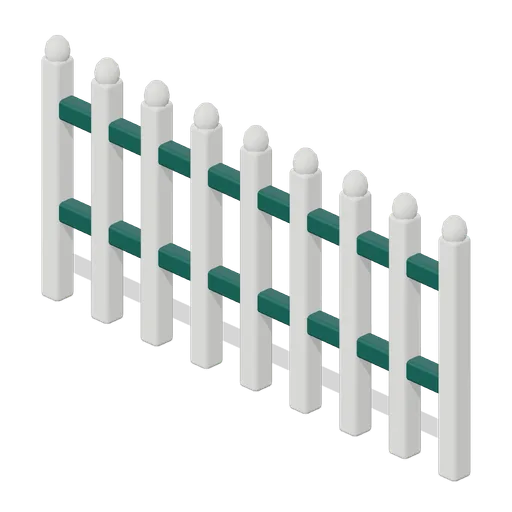 Village fence section (Christmas Storybook)