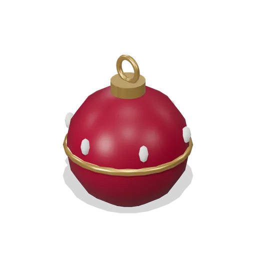Banded Christmas bauble (Christmas Storybook)