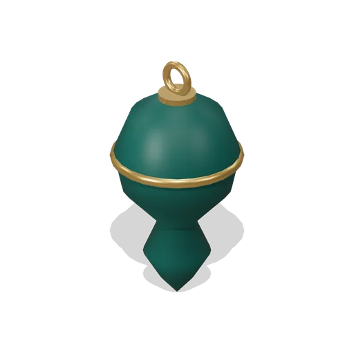 Turned finial ornament (Christmas Storybook)