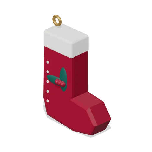 Holly Christmas stocking (Christmas Storybook)