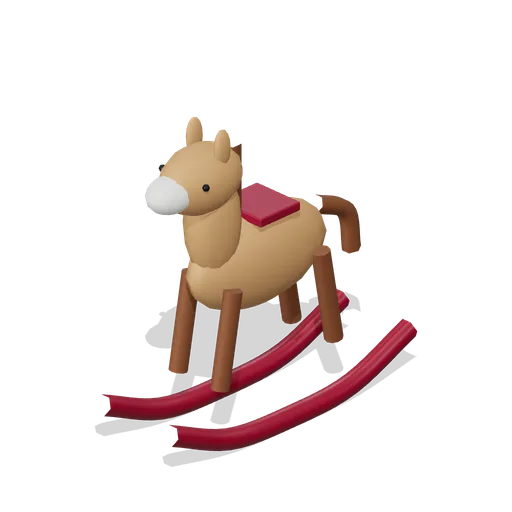 Wooden rocking horse (Christmas Storybook)