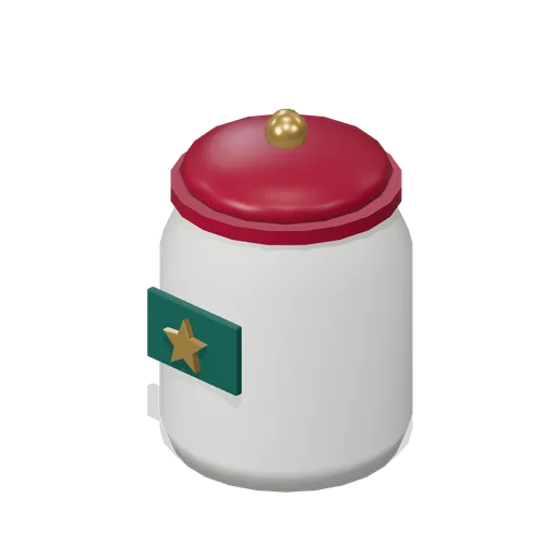 Ceramic sweet jar (Christmas Storybook)