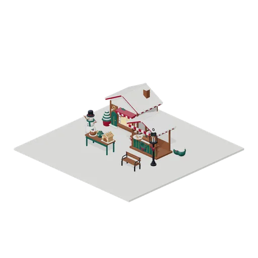 Christmas bakery market (Christmas Storybook)