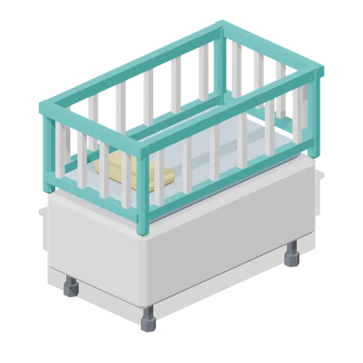 Paediatric Cot (Hospital Wards and Clinic Operations)