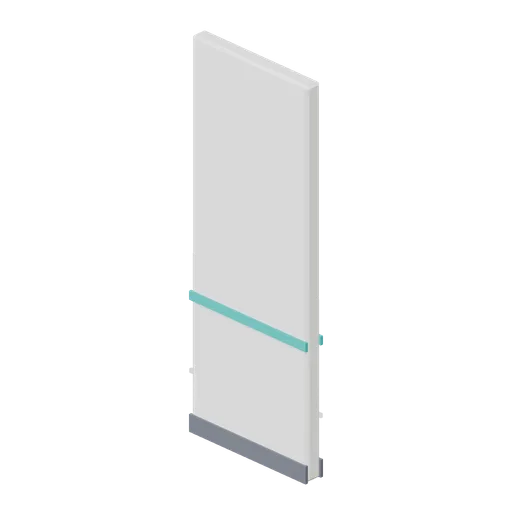 Partition Wall 1 m (Hospital Wards and Clinic Operations)