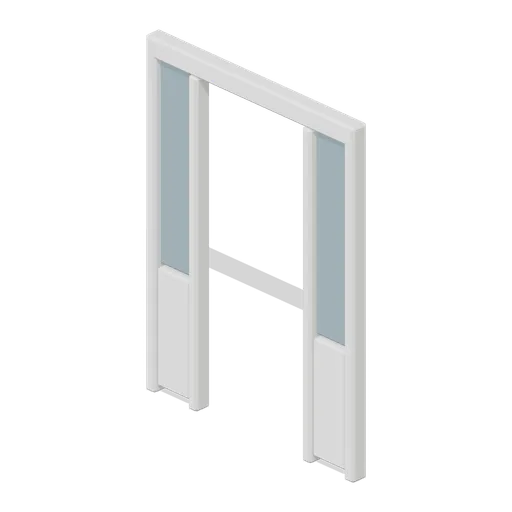 Glazed Partition Doorway (Hospital Wards and Clinic Operations)