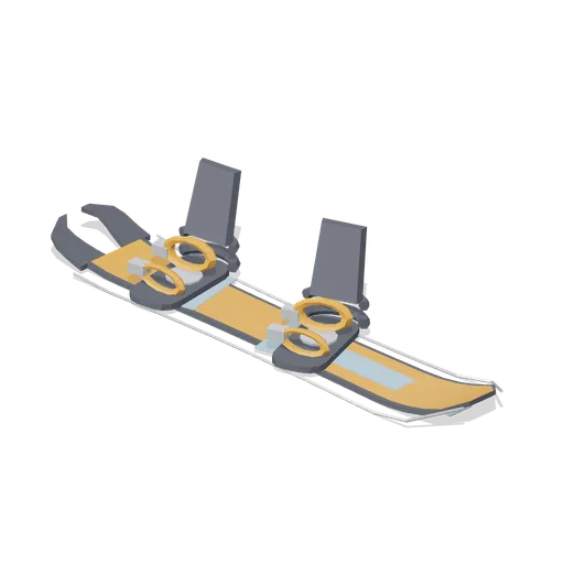 Powder board with bindings (Backcountry Snowboarding and Avalanche Safety)