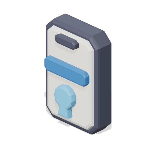 Key card icon (Game UI icon library)