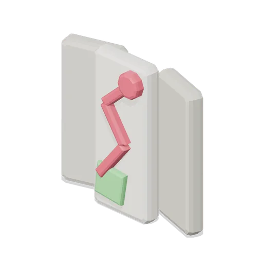Folded map icon (3D Game UI Icons)