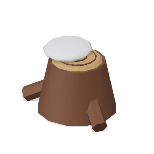 Snow Capped Tree Stump (Alpine Snow Village)