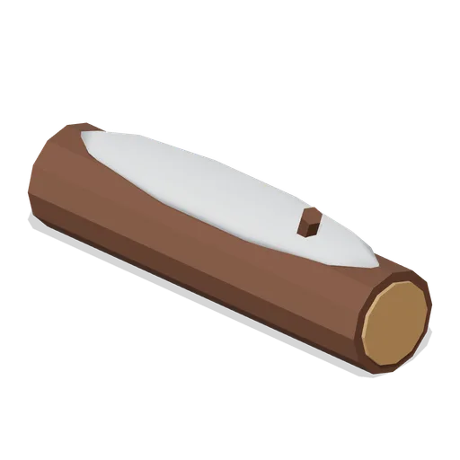 Fallen Snowy Log (Alpine Snow Village)