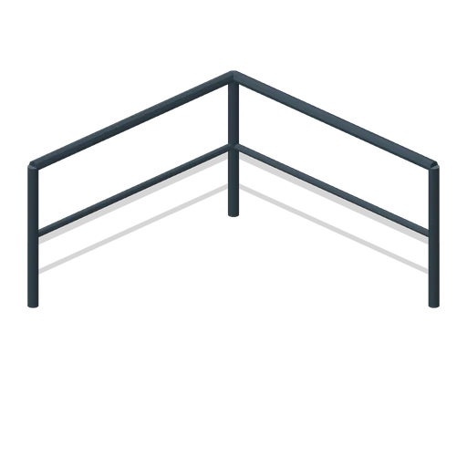 Right angle perimeter rail (Football Soccer Club Grounds)