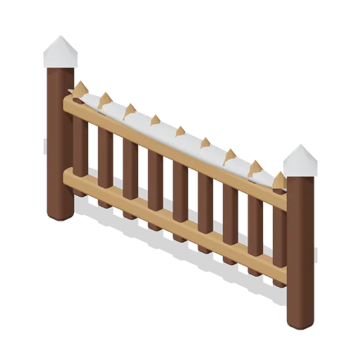 Alpine Picket Fence (Alpine Snow Village)