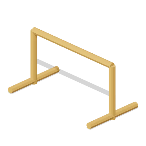 Low training hurdle (Football Soccer Stadium and Club Grounds)