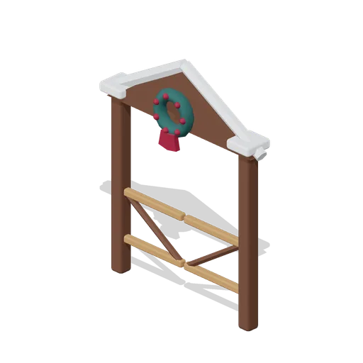 Wreath Garden Entrance (Alpine Snow Village)