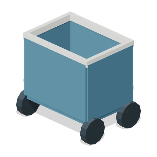 Open kit laundry trolley (Football Soccer Club Grounds)