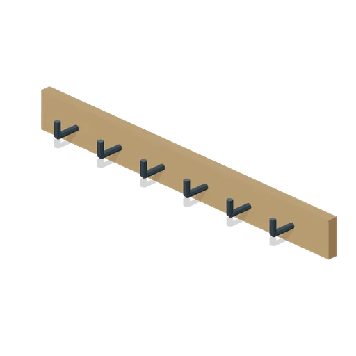 Six hook changing rail (Football Soccer Club Grounds)