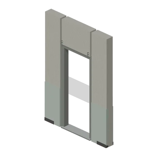 Signal House: Institutional doorway