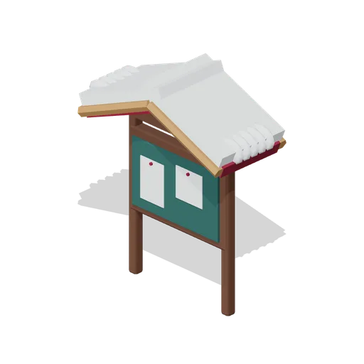 Snowy Community Noticeboard (Alpine Snow Village)