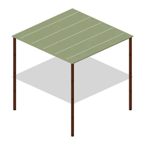 Shade Cloth Canopy (Survival Greenhouse and Irrigation)