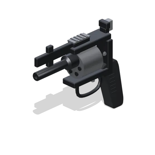 Six-chamber revolver (FPS Weapon Set and Firing Range)